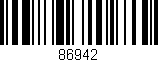 Código de barras (EAN, GTIN, SKU, ISBN): '86942'