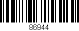 Código de barras (EAN, GTIN, SKU, ISBN): '86944'