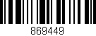 Código de barras (EAN, GTIN, SKU, ISBN): '869449'