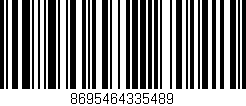 Código de barras (EAN, GTIN, SKU, ISBN): '8695464335489'
