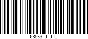 Código de barras (EAN, GTIN, SKU, ISBN): '86956_0_0_U'