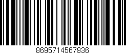 Código de barras (EAN, GTIN, SKU, ISBN): '8695714567936'