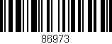 Código de barras (EAN, GTIN, SKU, ISBN): '86973'