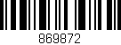 Código de barras (EAN, GTIN, SKU, ISBN): '869872'
