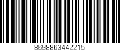 Código de barras (EAN, GTIN, SKU, ISBN): '8698863442215'