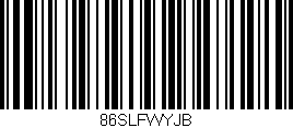 Código de barras (EAN, GTIN, SKU, ISBN): '86SLFWYJB'