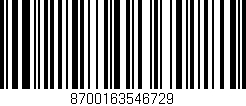 Código de barras (EAN, GTIN, SKU, ISBN): '8700163546729'