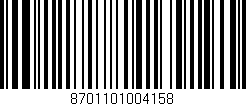 Código de barras (EAN, GTIN, SKU, ISBN): '8701101004158'