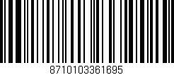 Código de barras (EAN, GTIN, SKU, ISBN): '8710103361695'