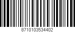 Código de barras (EAN, GTIN, SKU, ISBN): '8710103534402'