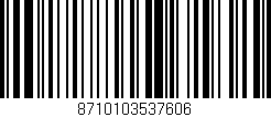Código de barras (EAN, GTIN, SKU, ISBN): '8710103537606'