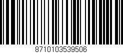 Código de barras (EAN, GTIN, SKU, ISBN): '8710103539506'