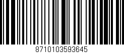 Código de barras (EAN, GTIN, SKU, ISBN): '8710103593645'