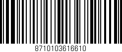 Código de barras (EAN, GTIN, SKU, ISBN): '8710103616610'
