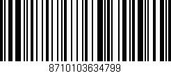Código de barras (EAN, GTIN, SKU, ISBN): '8710103634799'