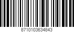 Código de barras (EAN, GTIN, SKU, ISBN): '8710103634843'