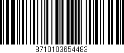 Código de barras (EAN, GTIN, SKU, ISBN): '8710103654483'