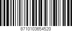 Código de barras (EAN, GTIN, SKU, ISBN): '8710103654520'