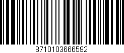Código de barras (EAN, GTIN, SKU, ISBN): '8710103666592'