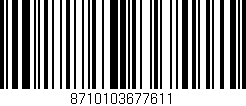 Código de barras (EAN, GTIN, SKU, ISBN): '8710103677611'
