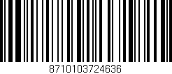 Código de barras (EAN, GTIN, SKU, ISBN): '8710103724636'