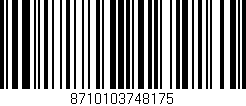 Código de barras (EAN, GTIN, SKU, ISBN): '8710103748175'