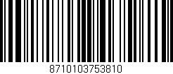 Código de barras (EAN, GTIN, SKU, ISBN): '8710103753810'