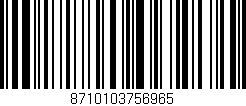 Código de barras (EAN, GTIN, SKU, ISBN): '8710103756965'