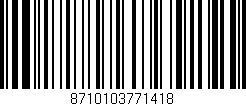 Código de barras (EAN, GTIN, SKU, ISBN): '8710103771418'
