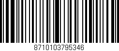 Código de barras (EAN, GTIN, SKU, ISBN): '8710103795346'