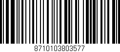 Código de barras (EAN, GTIN, SKU, ISBN): '8710103803577'