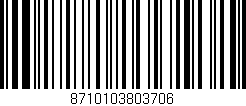 Código de barras (EAN, GTIN, SKU, ISBN): '8710103803706'