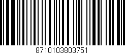 Código de barras (EAN, GTIN, SKU, ISBN): '8710103803751'