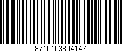 Código de barras (EAN, GTIN, SKU, ISBN): '8710103804147'