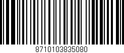 Código de barras (EAN, GTIN, SKU, ISBN): '8710103835080'