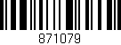 Código de barras (EAN, GTIN, SKU, ISBN): '871079'