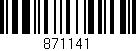 Código de barras (EAN, GTIN, SKU, ISBN): '871141'