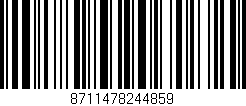 Código de barras (EAN, GTIN, SKU, ISBN): '8711478244859'