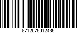 Código de barras (EAN, GTIN, SKU, ISBN): '8712079012489'
