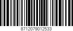 Código de barras (EAN, GTIN, SKU, ISBN): '8712079012533'