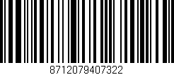 Código de barras (EAN, GTIN, SKU, ISBN): '8712079407322'