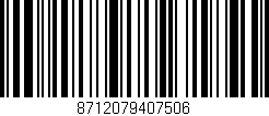Código de barras (EAN, GTIN, SKU, ISBN): '8712079407506'