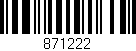 Código de barras (EAN, GTIN, SKU, ISBN): '871222'