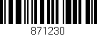 Código de barras (EAN, GTIN, SKU, ISBN): '871230'