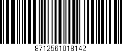 Código de barras (EAN, GTIN, SKU, ISBN): '8712561018142'