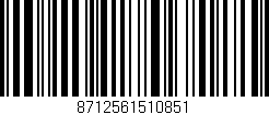 Código de barras (EAN, GTIN, SKU, ISBN): '8712561510851'