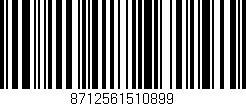 Código de barras (EAN, GTIN, SKU, ISBN): '8712561510899'