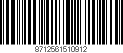 Código de barras (EAN, GTIN, SKU, ISBN): '8712561510912'