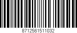 Código de barras (EAN, GTIN, SKU, ISBN): '8712561511032'