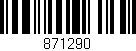 Código de barras (EAN, GTIN, SKU, ISBN): '871290'